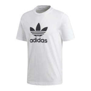 Adidas Originals - T-shirt trefoil bianco